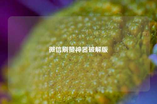 微信刷赞神器破解版